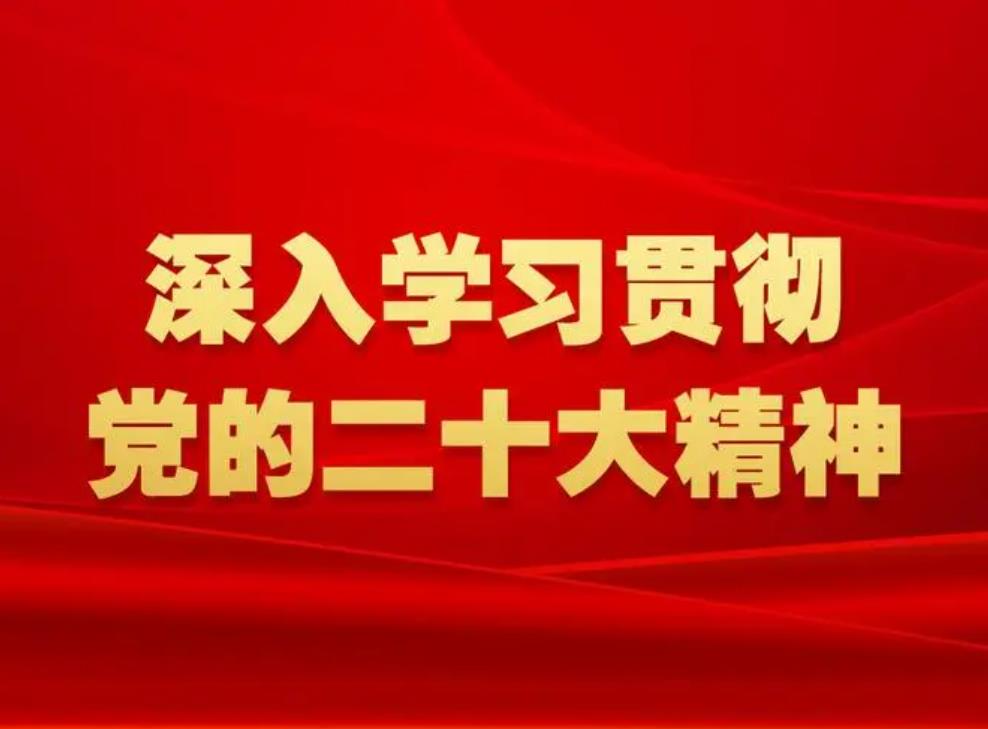学习贯彻党的二十大精神